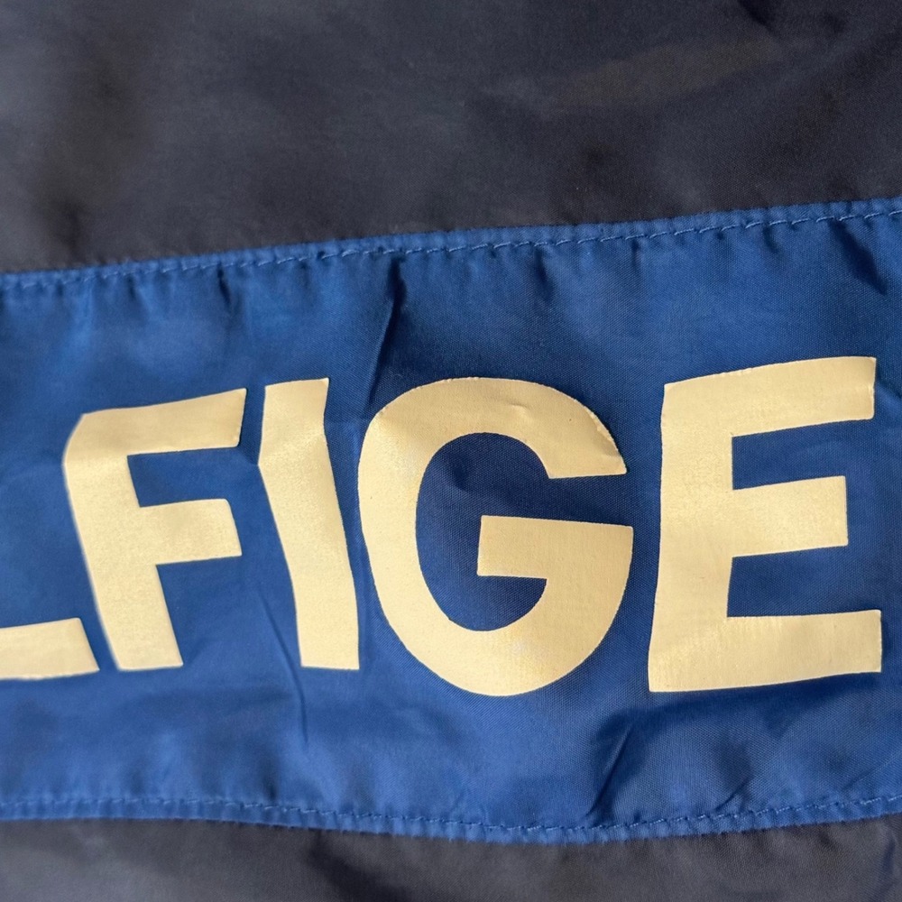 Tommy‎ Hilfiger Denim Windbreaker Track Pants Navy Red White Mens Small - Picture 13 of 14